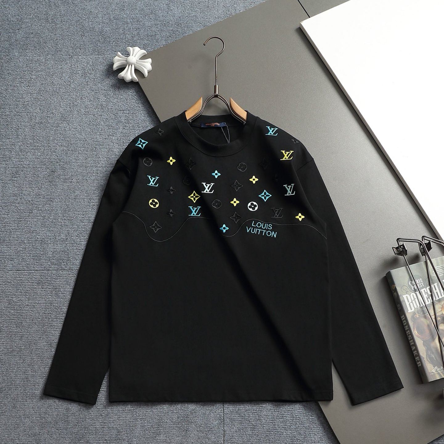 『S-XL』新作サマー刺繍入り長袖シャツ ユニセックス