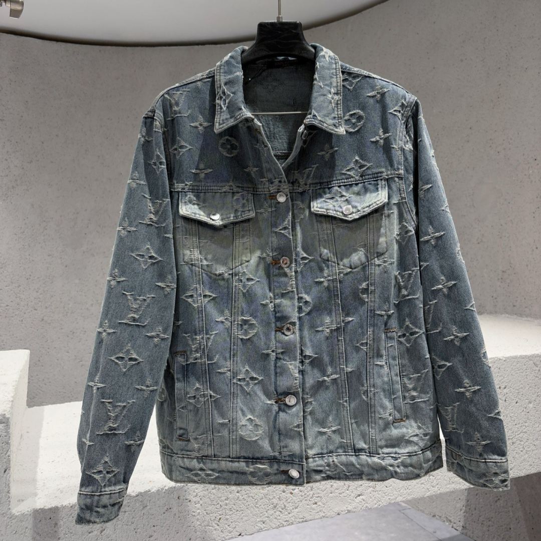 [S-XL]新作デニムジャケット、ユニセックスで、スタイリッシュかつ着回し力抜群。