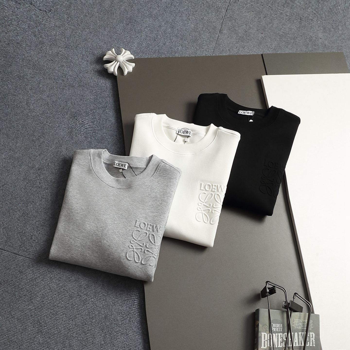 『S-XL』クルーネックのスウェットシャツ：快適でスタイリッシュ