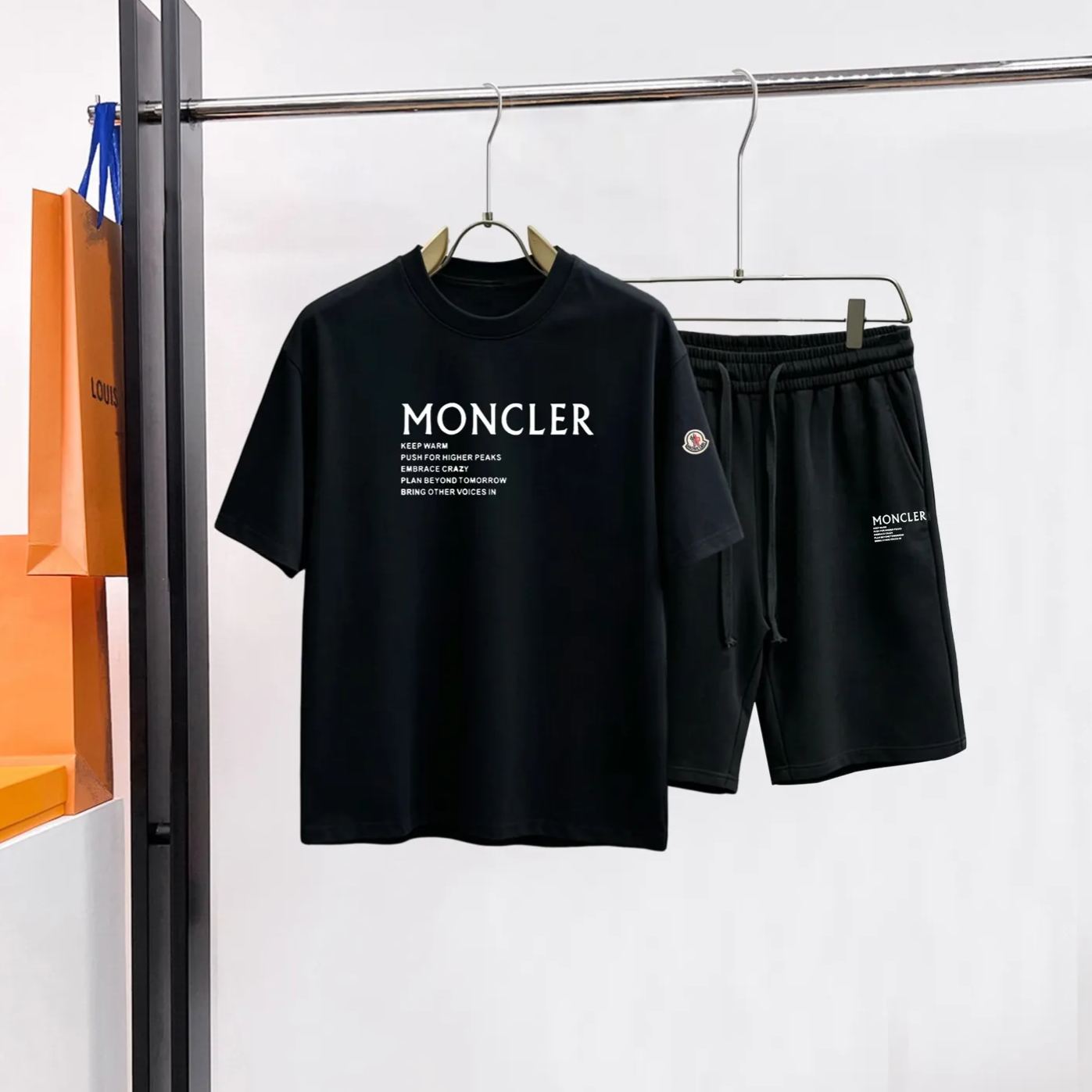 『M-3XL』新作レタープリント半袖セット