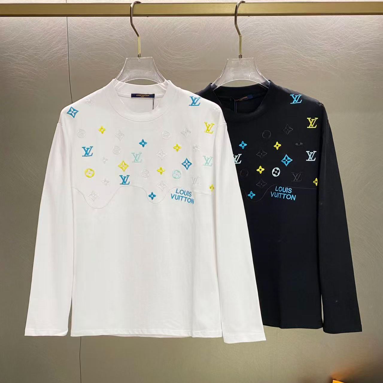 『S-XL』新作サマー刺繍入り長袖シャツ ユニセックス