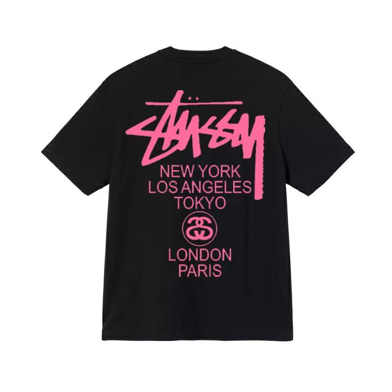 【期間限定割引価格】STUSSY pink print series T-shirt