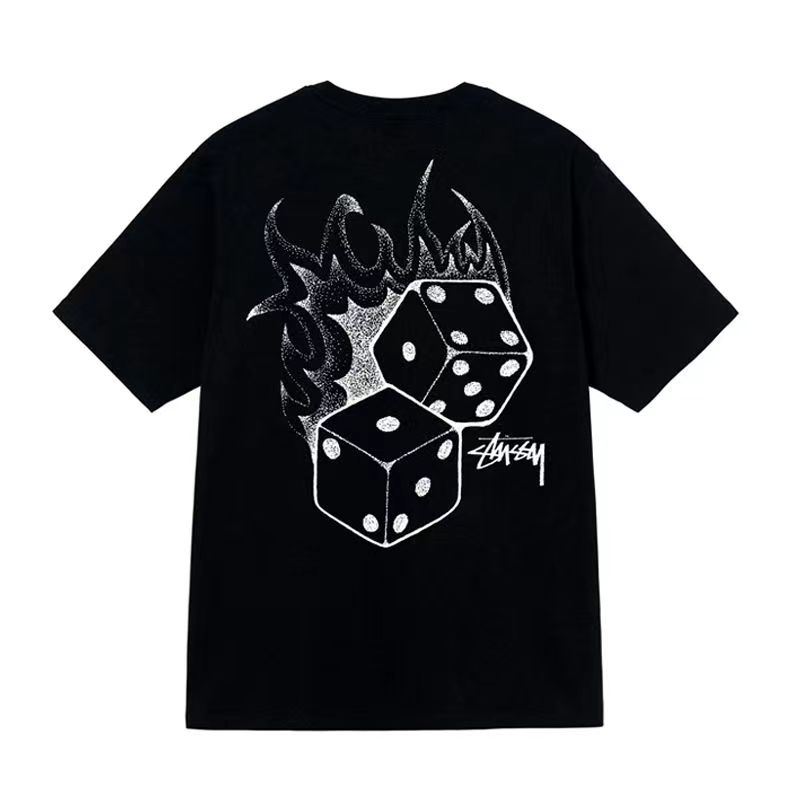 【期間限定割引価格】STUSSY flame dice series T-shirt