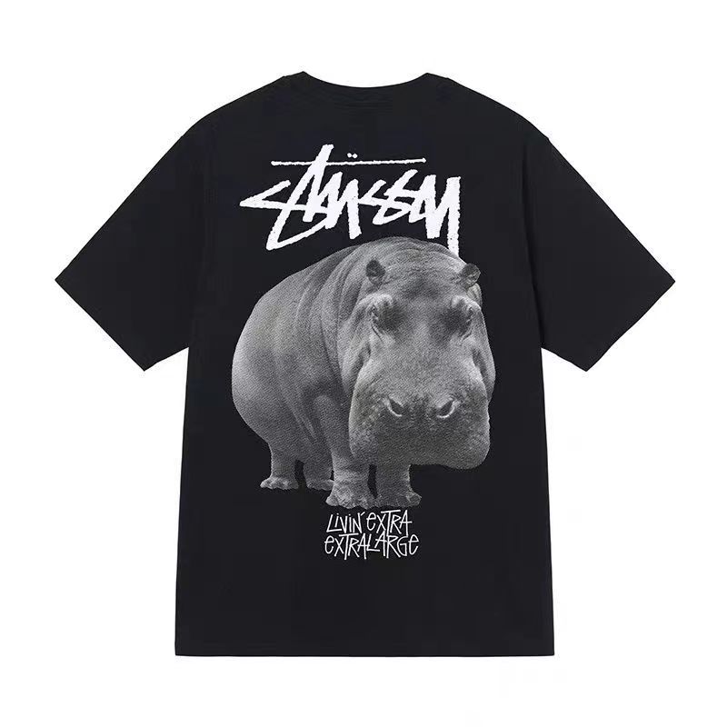 【期間限定割引価格】STUSSY hippopotamus series T-shirt
