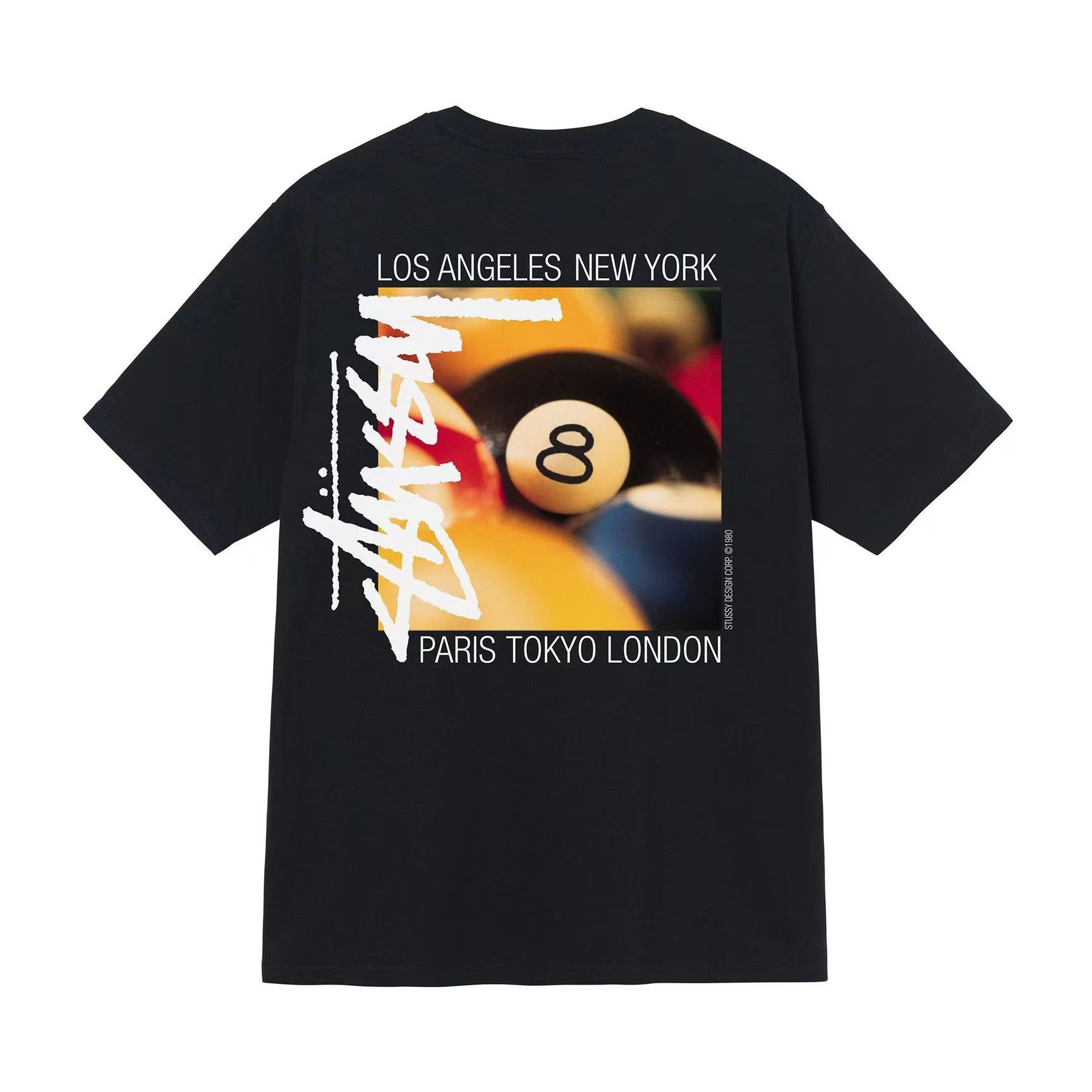 【期間限定割引価格】STUSSY Lucky No. 8 T-shirt