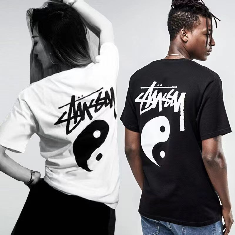 【期間限定割引価格】【期間限定割引価格】STUSSY series Tai Chi graphic print T-shirt
