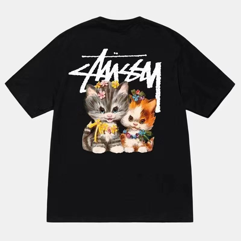 【期間限定割引価格】STUSSY cute cat series T-shirt