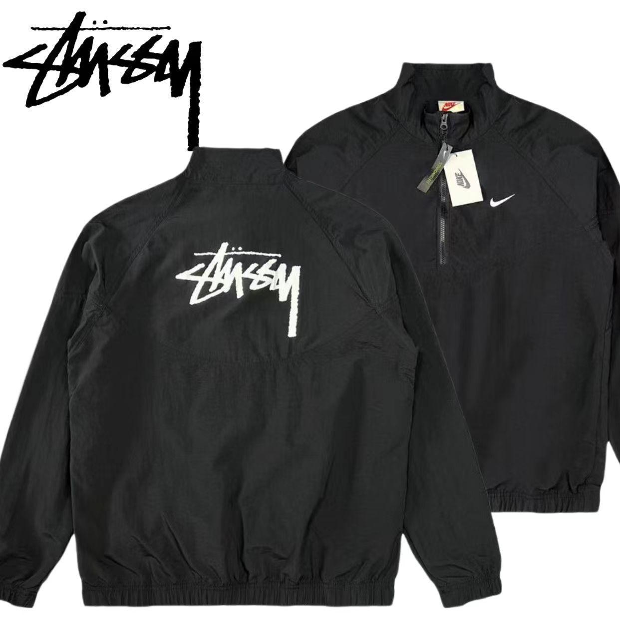 春秋Stussyカジュアル男女薄手ジャケット
