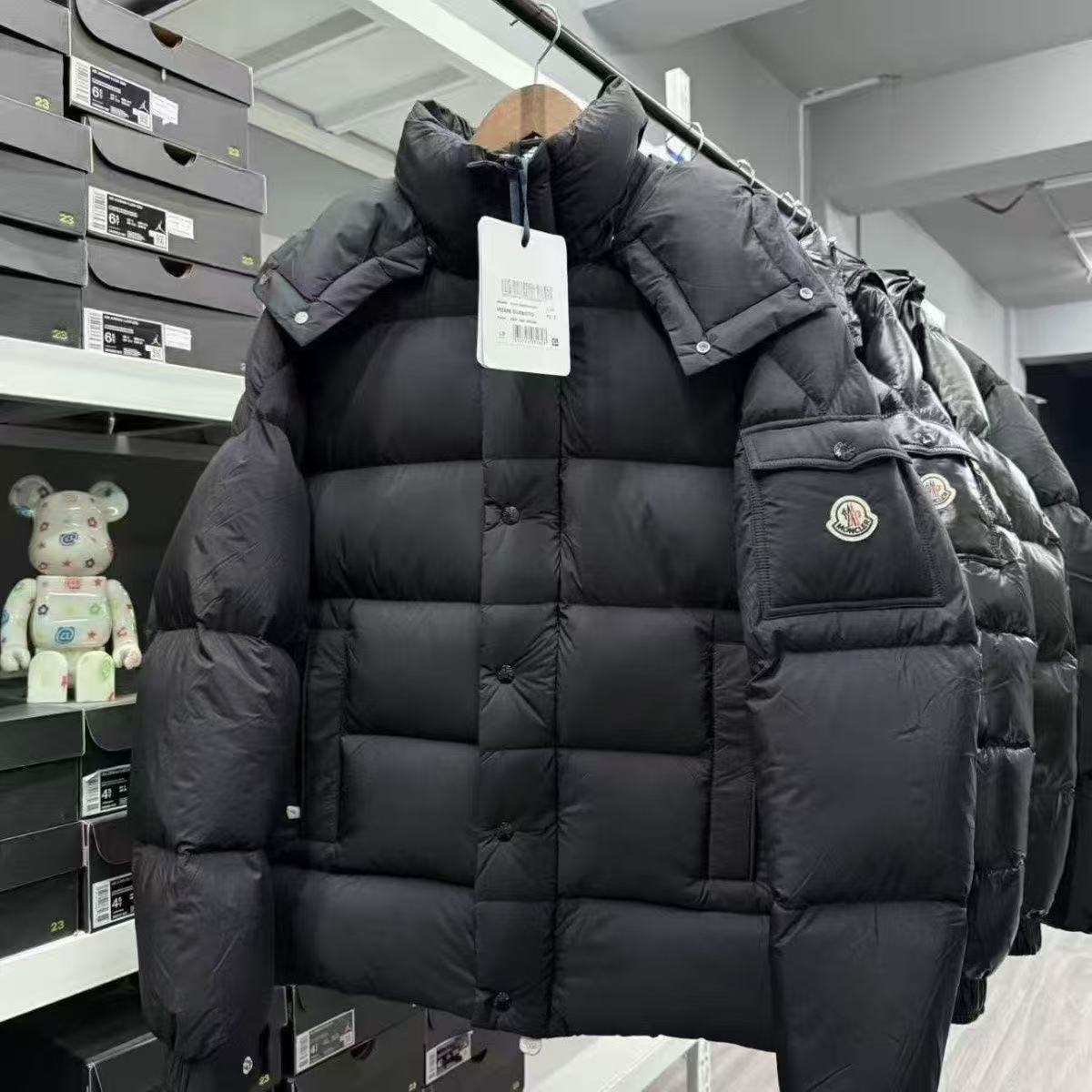 『L-4XL』マヤ 厚手マット 冬用ダックダウンジャケット 新スタイル 男女兼用 暖かいコート
