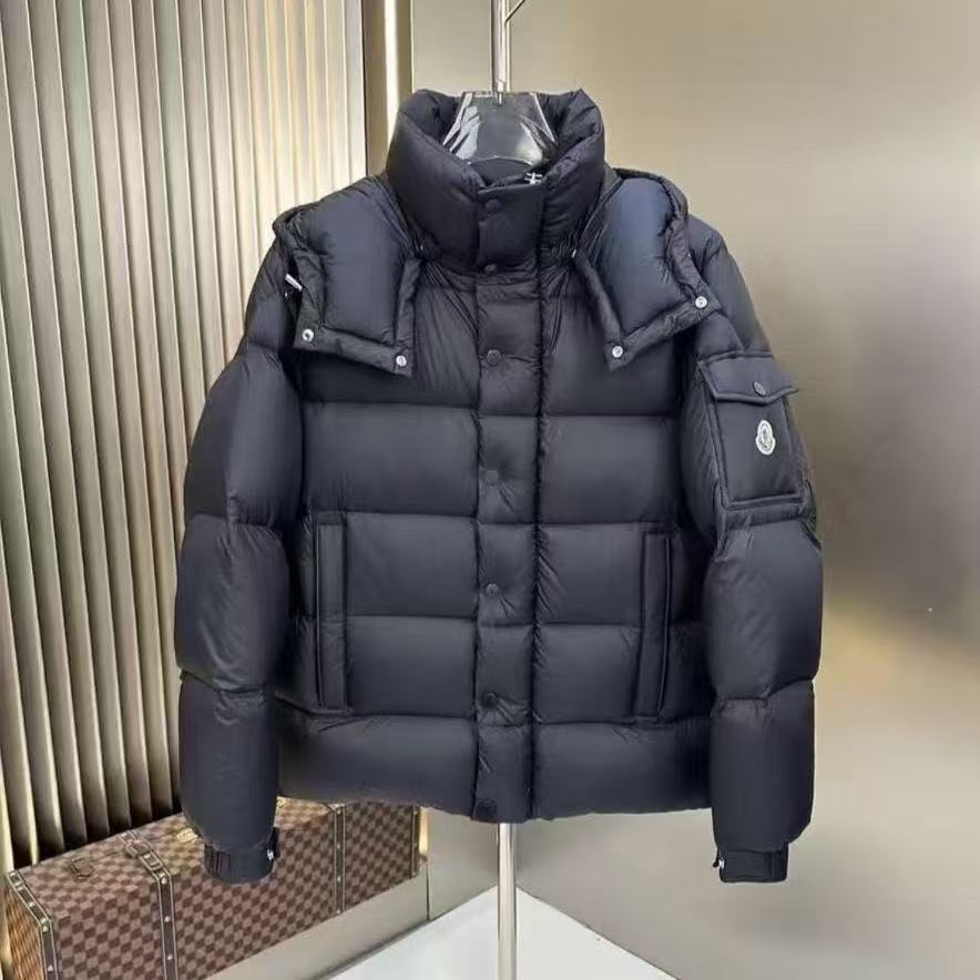 『L-4XL』マヤ 厚手マット 冬用ダックダウンジャケット 新スタイル 男女兼用 暖かいコート