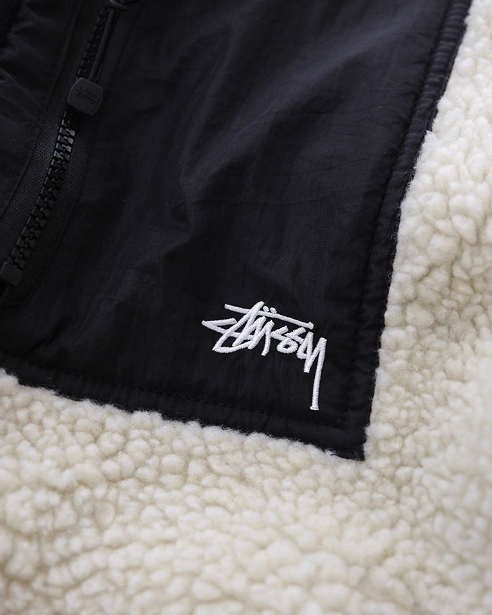 ☆送料関税込☆Stussy 8 Ball Sherpa Jacket Natural☆超人気☆