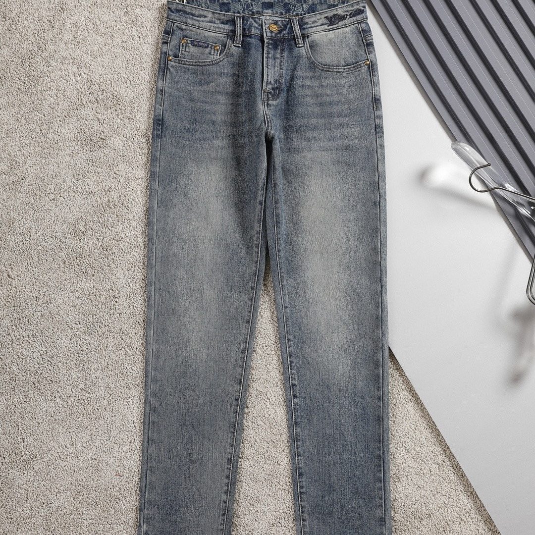 『29-38』新作の高級スリムフィットメンズジーンズ