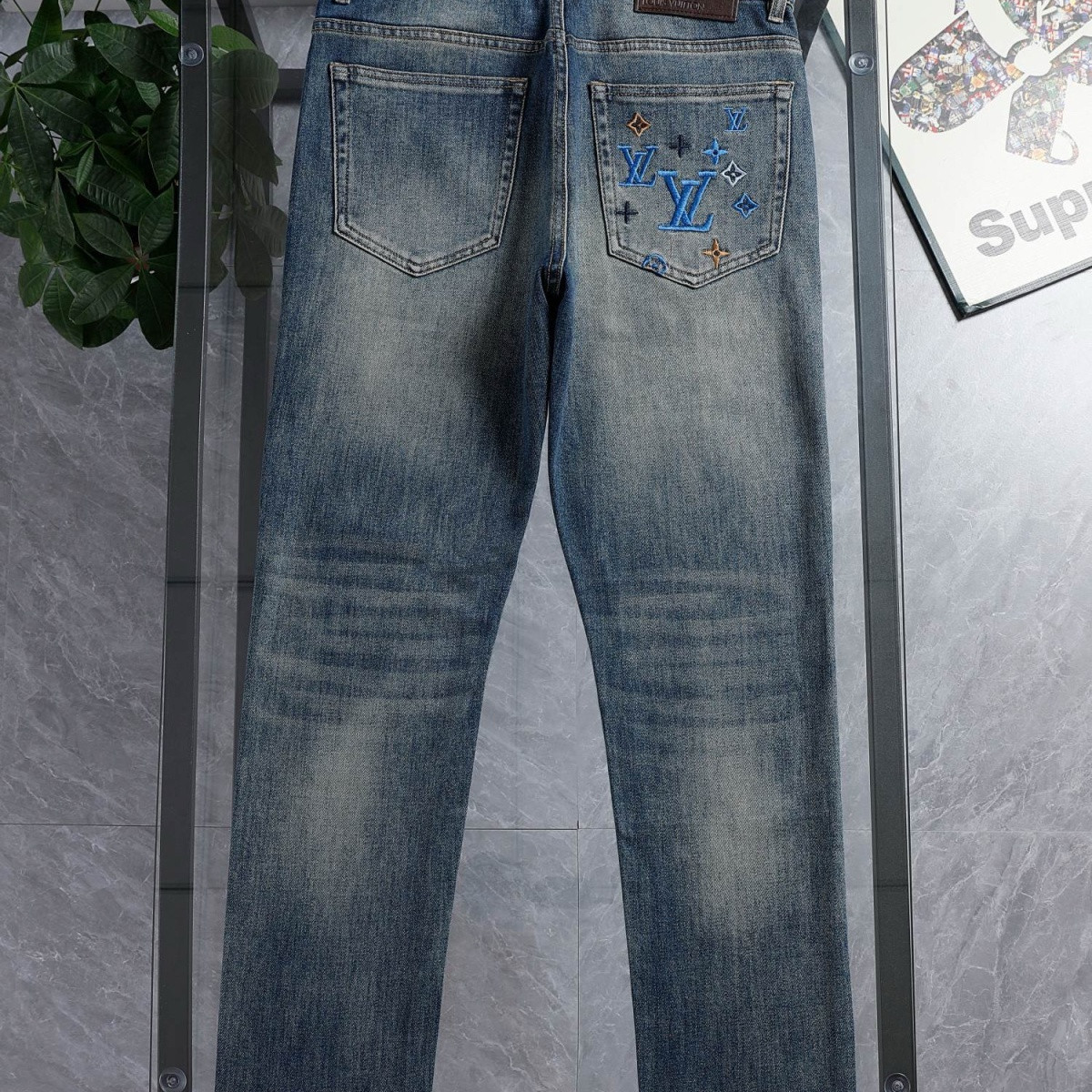 『29-40』新新作の高級スリムフィットメンズストレッチジーンズ、多用途でトレンディなパンツです