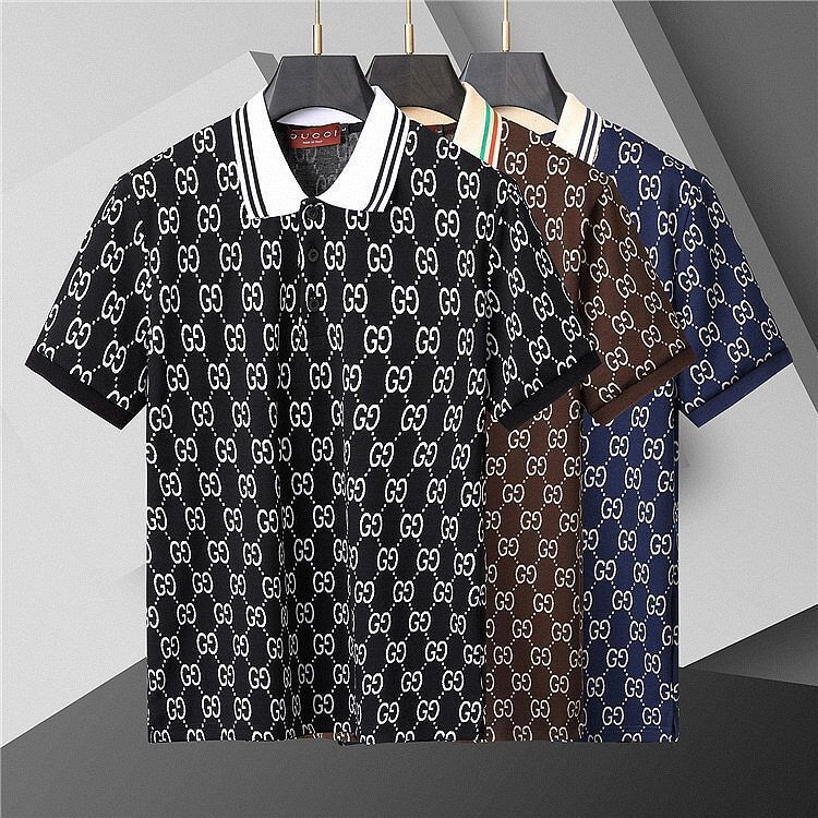 『M-3XL』新作 夏物 カジュアル メンズ 半袖ポロシャツ
