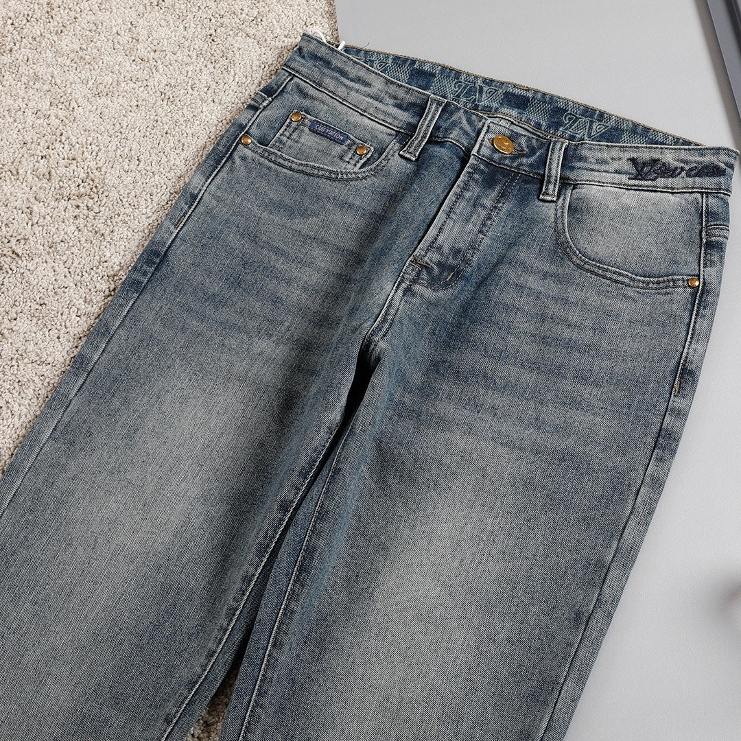 『29-38』新作の高級スリムフィットメンズジーンズ