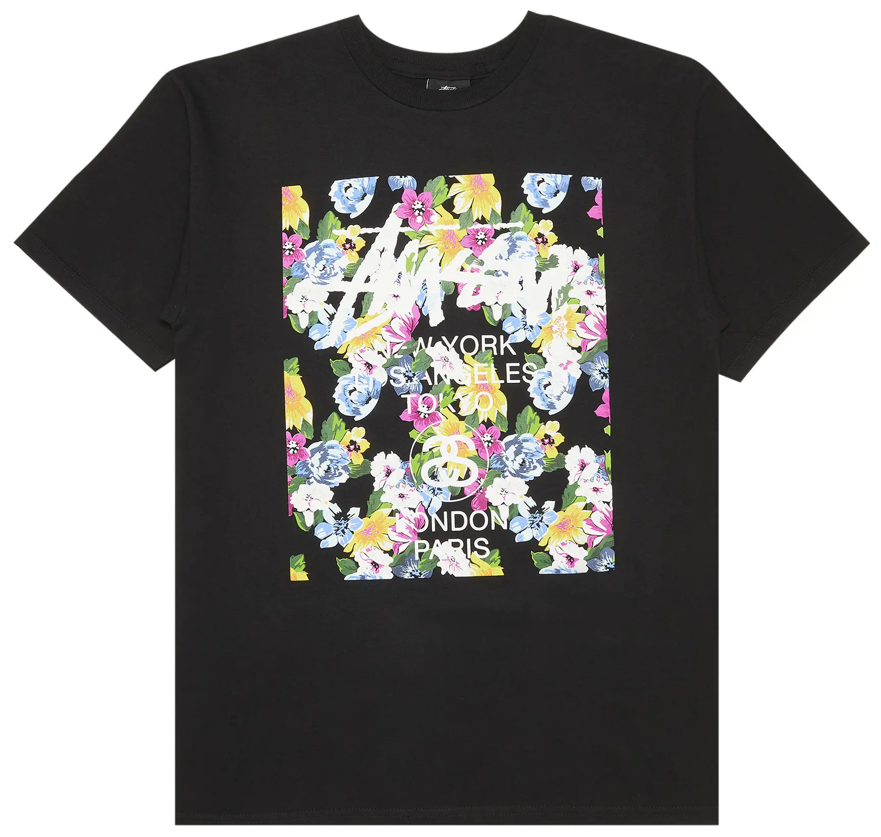 【期間限定割引価格】Stussy World Tour Floral T-Shirt "Black"