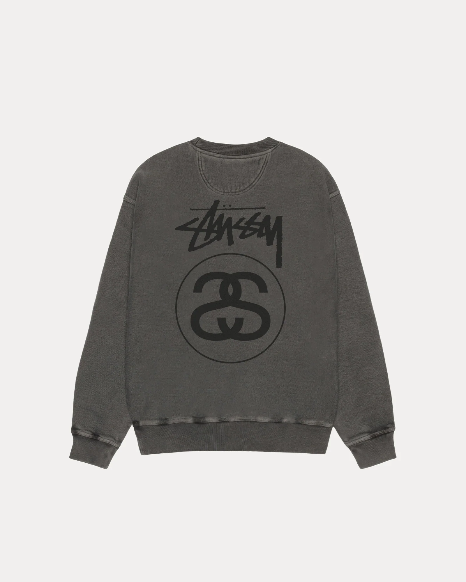 STUSSY STOCK LINK CREW PIGMENT DYED