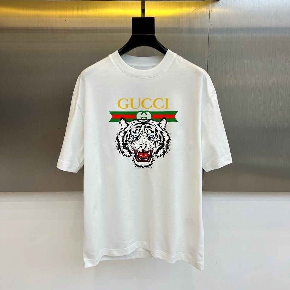 『M-3XL』夏にぴったりのラグジュアリーでトレンディな万能クルーネックTシャツ