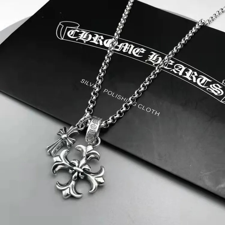 Chrome Hearts クロムハーツ クロスネックレス 55cm