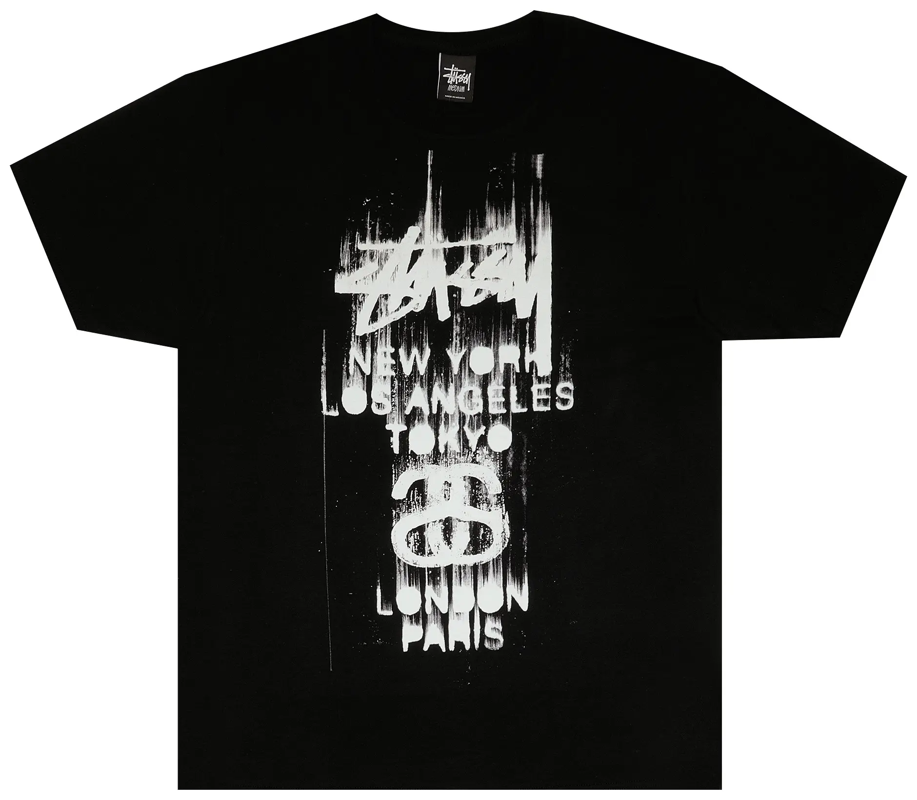 【期間限定割引価格】Stussy World Tour Paint Tee