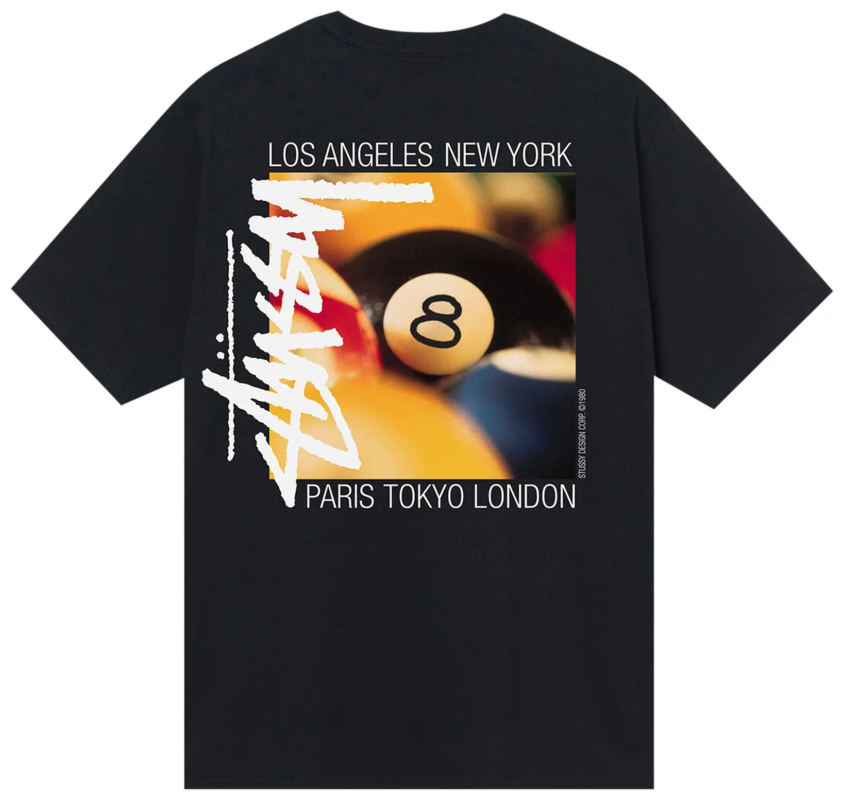【期間限定割引価格】Stussy Billiards Tee