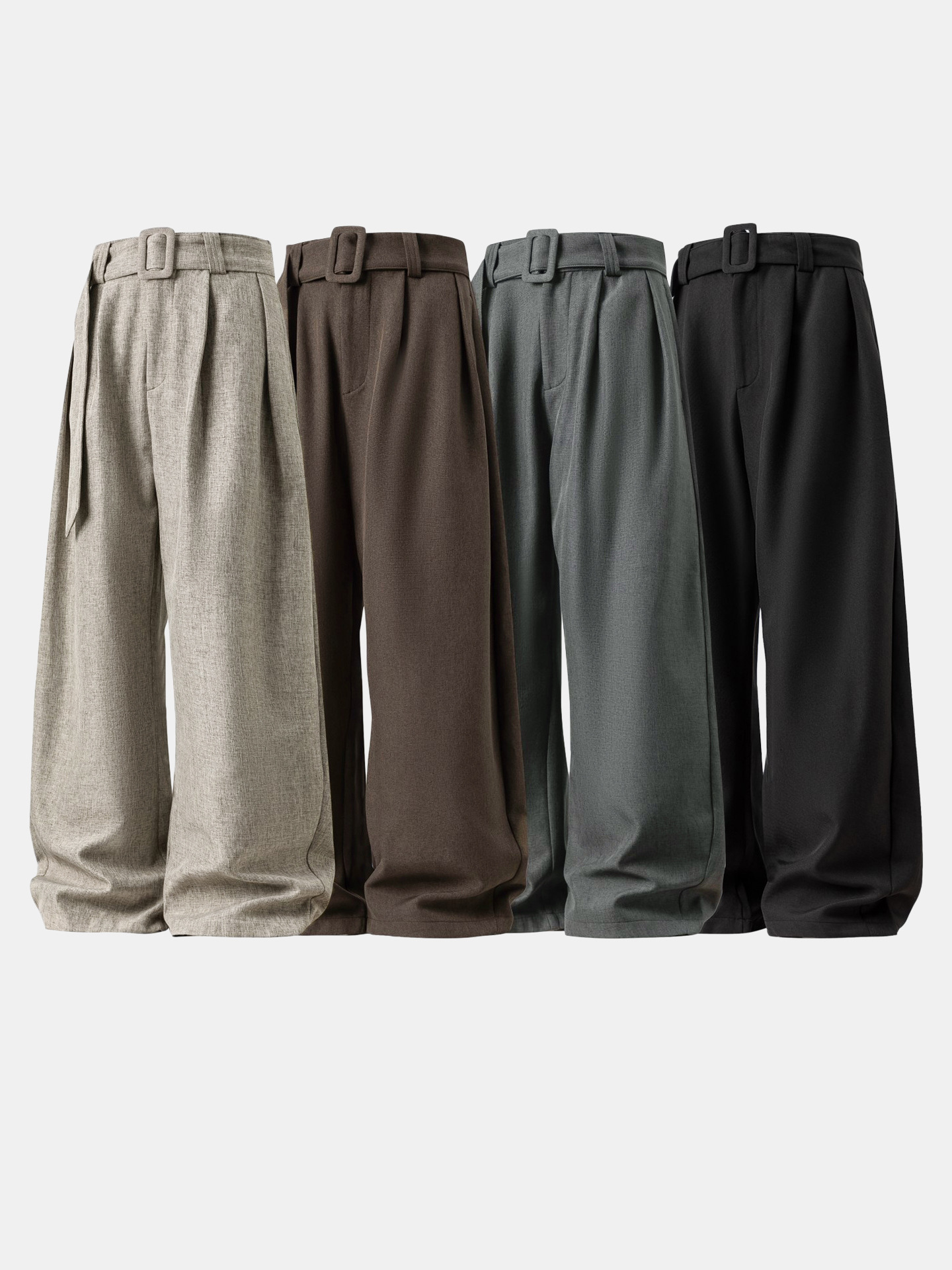 Stussy Three-dimensional pleated drape scimitar trousers