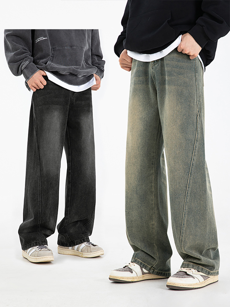Stussy Washed slightly wide vintage jeans