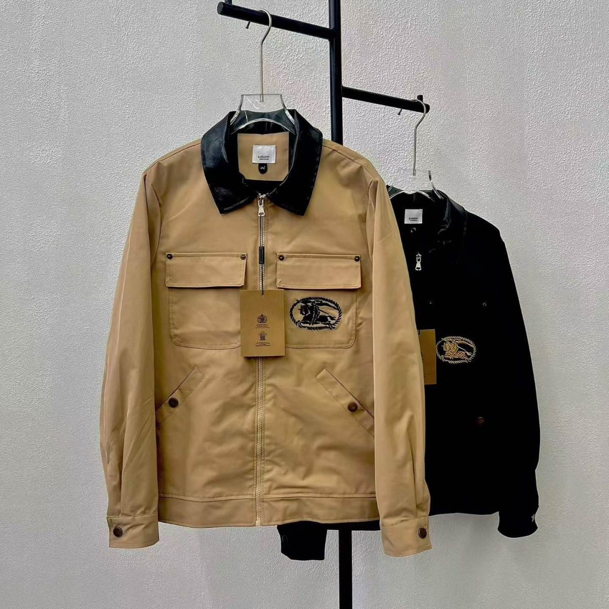 『M-4XL』ヴィンテージターンダウンカラー ワークジャケット しっかりしたシルエット デイリー通勤