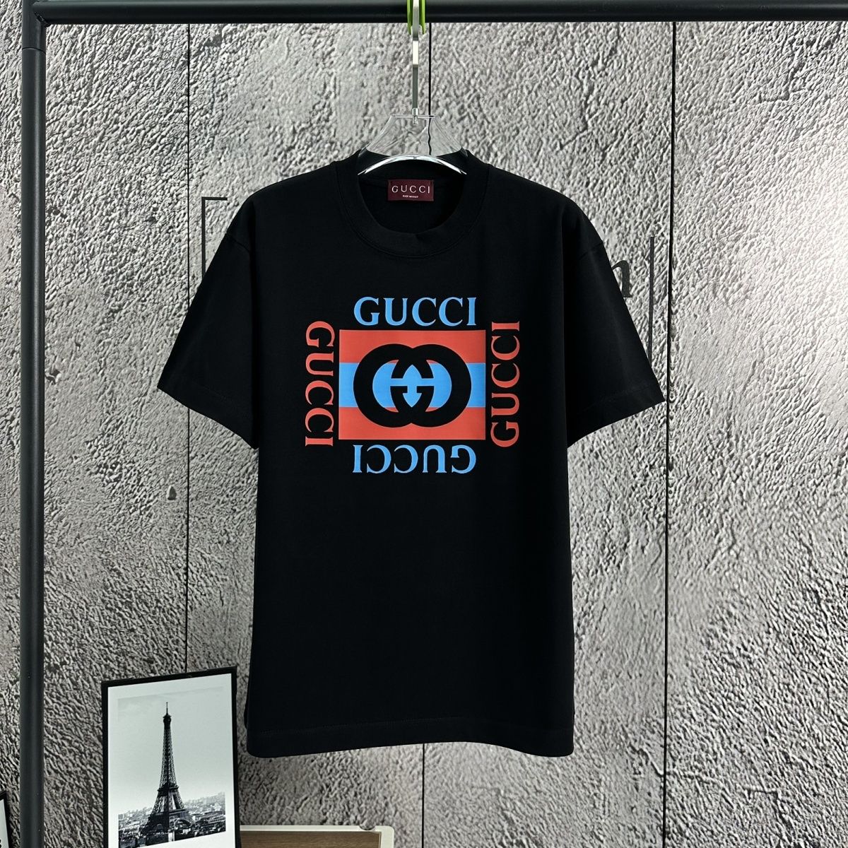 『S-2XL』新作サマーTシャツ 男女兼用のトレンディなプリント柄半袖シャツ