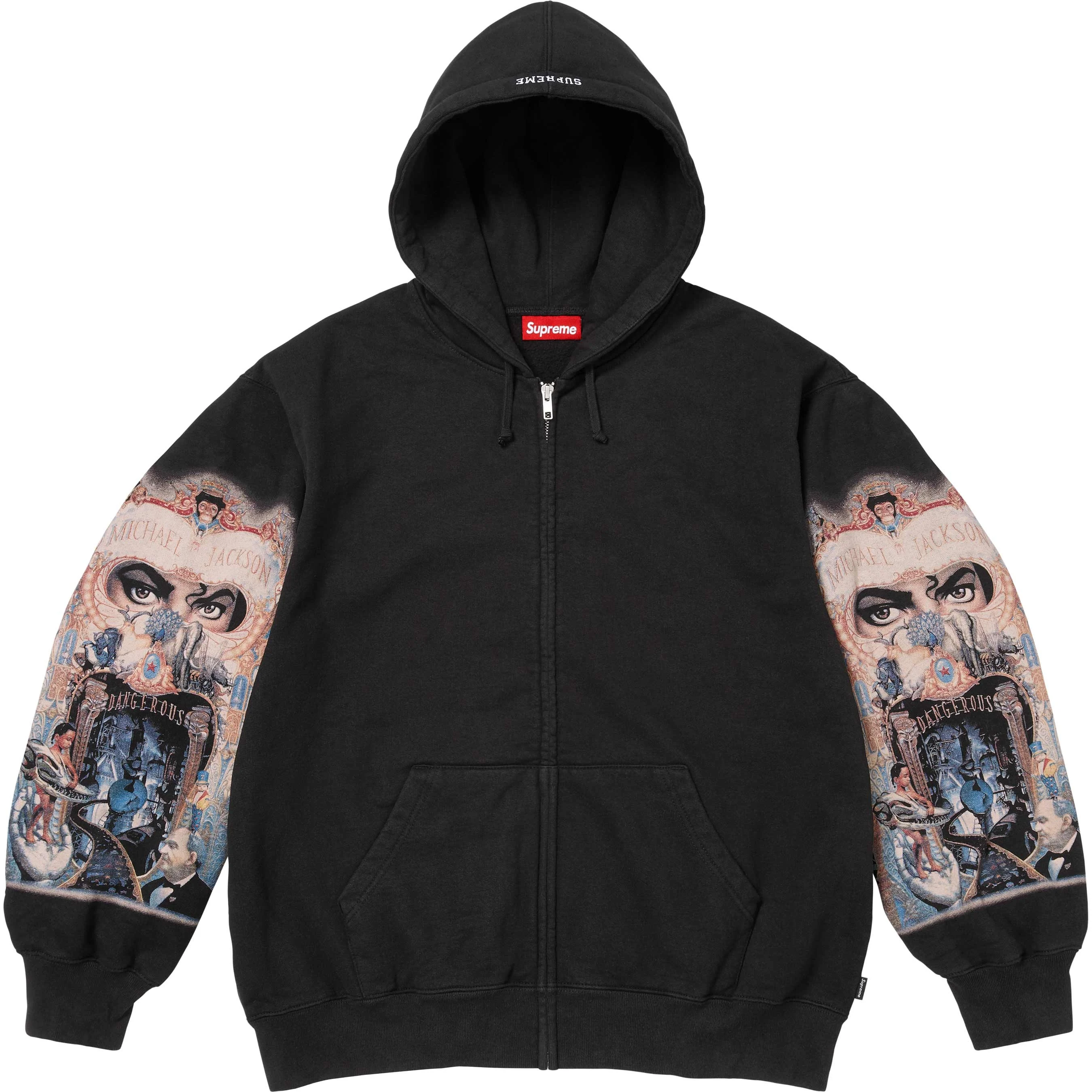 Supreme/Michael Jackson® Dangerous Zip Up Hooded Sweatshirt