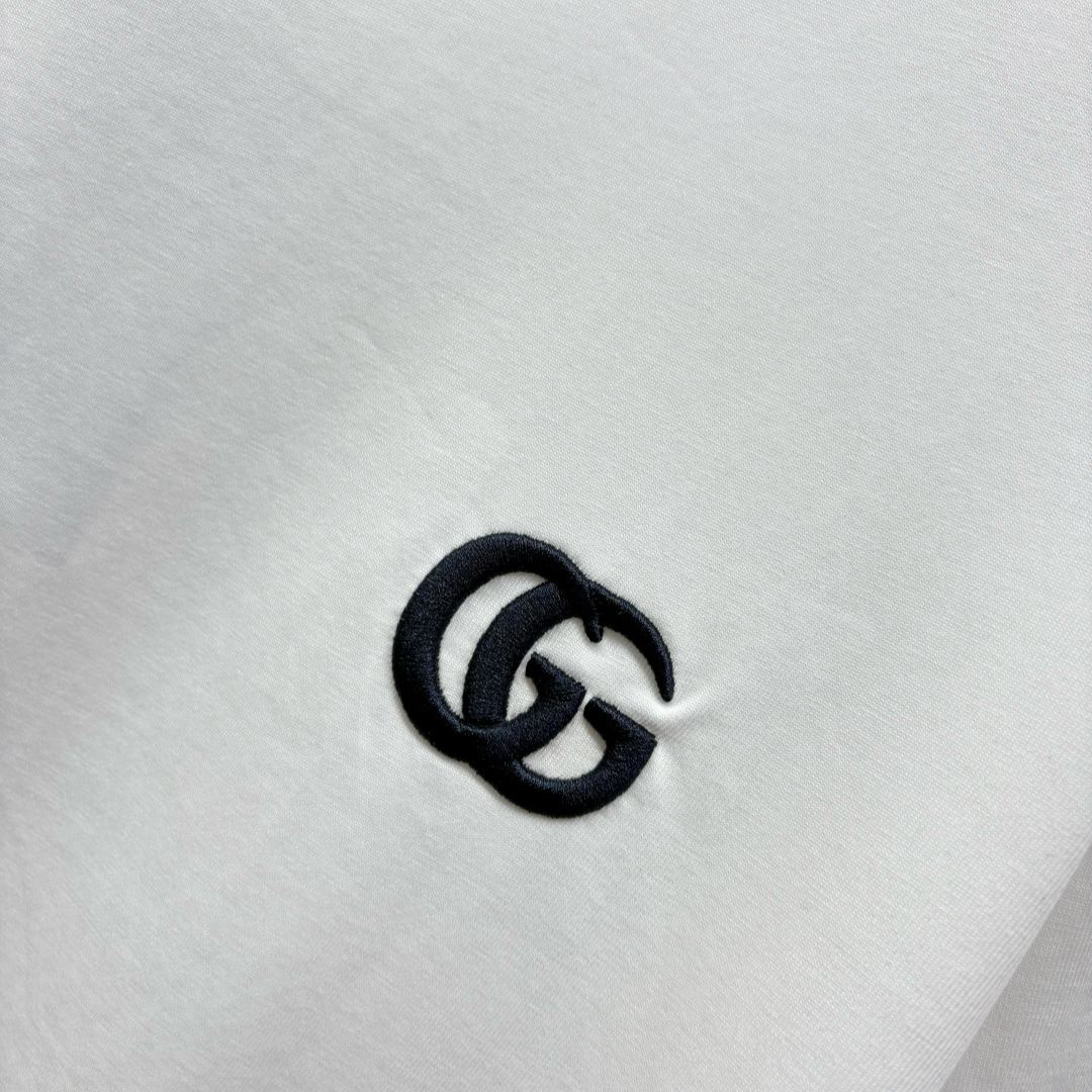 『S-2XL』夏らしい刺繍入りクルーネックトップス、トレンドのメンズ・レディースTシャツ