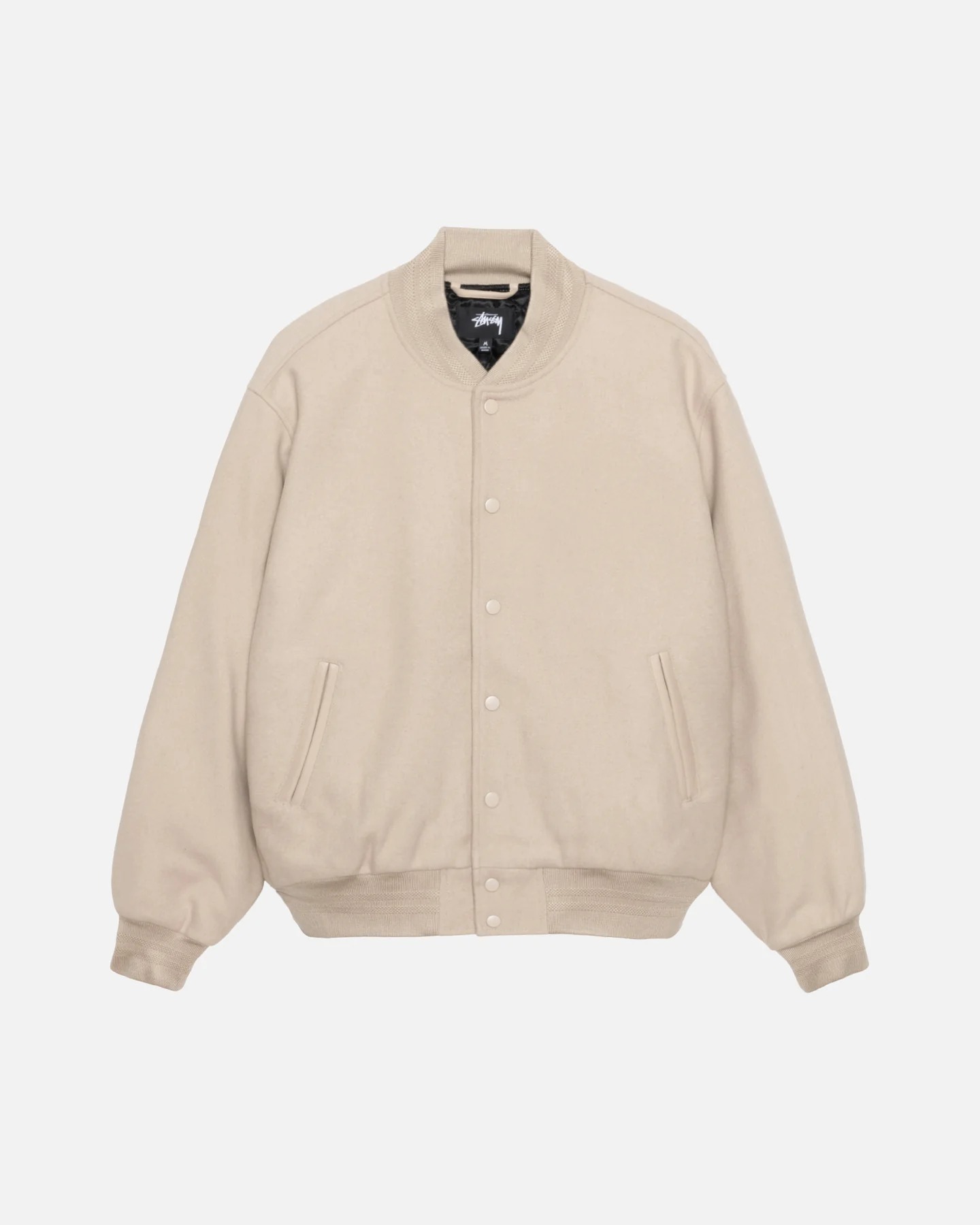 ★23-24FW新作★STUSSY★SPORT MELTON VARSITY JACKET
