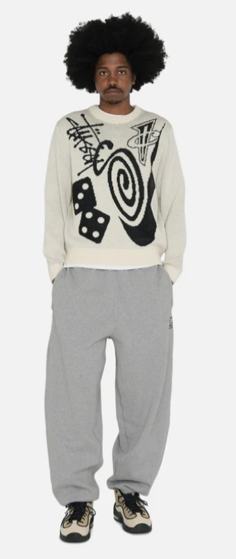 関税込★Stussy★STUSSY & NIKE FLEECE PANT★dark grey heather
