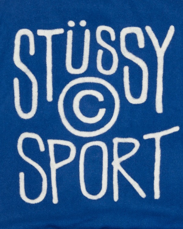 ★23-24FW新作★STUSSY★SPORT MELTON VARSITY JACKET