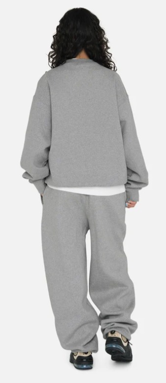 関税込★Stussy★STUSSY & NIKE ACID WASH FLEECECREW dark grey