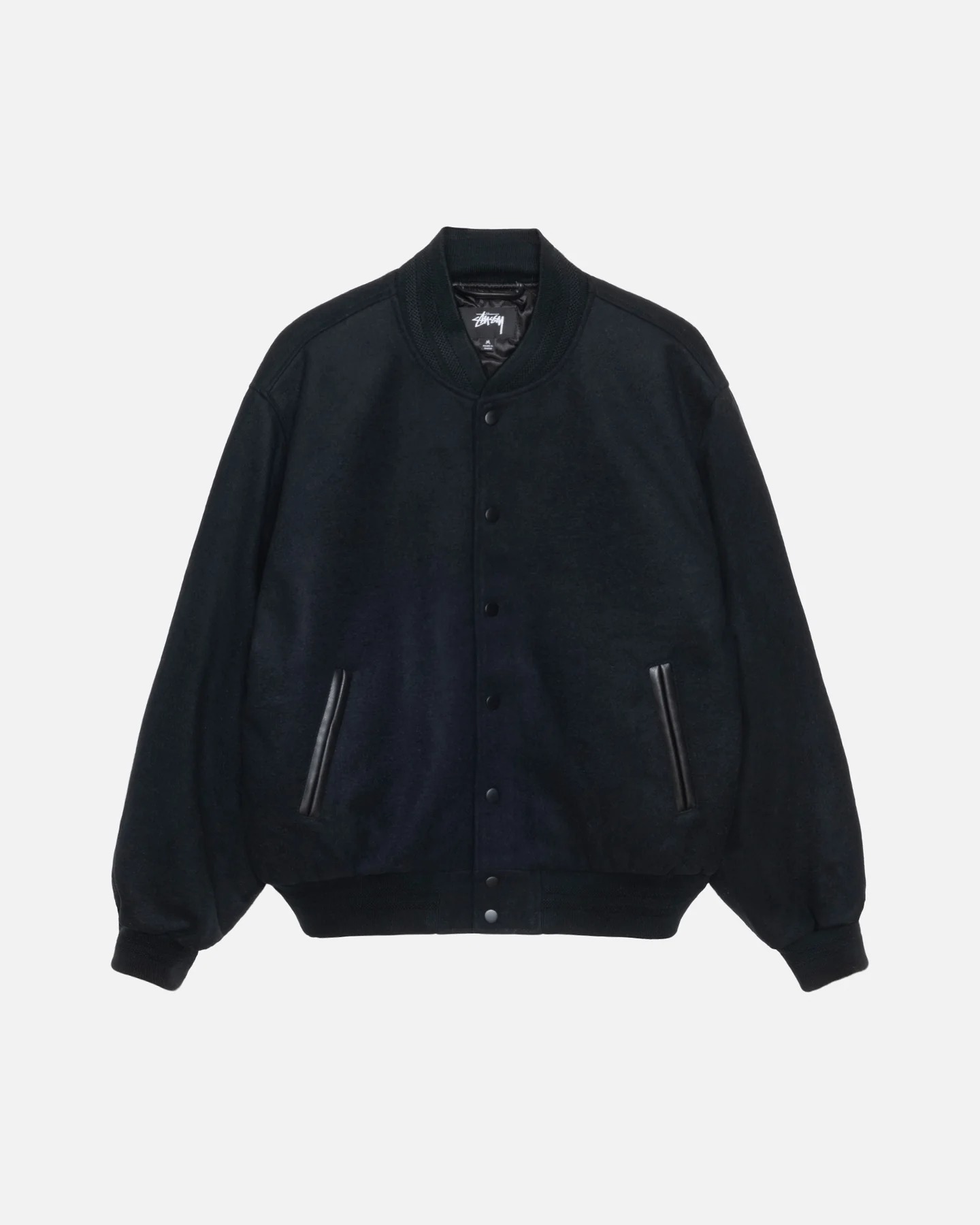 ★23-24FW新作★STUSSY★SPORT MELTON VARSITY JACKET
