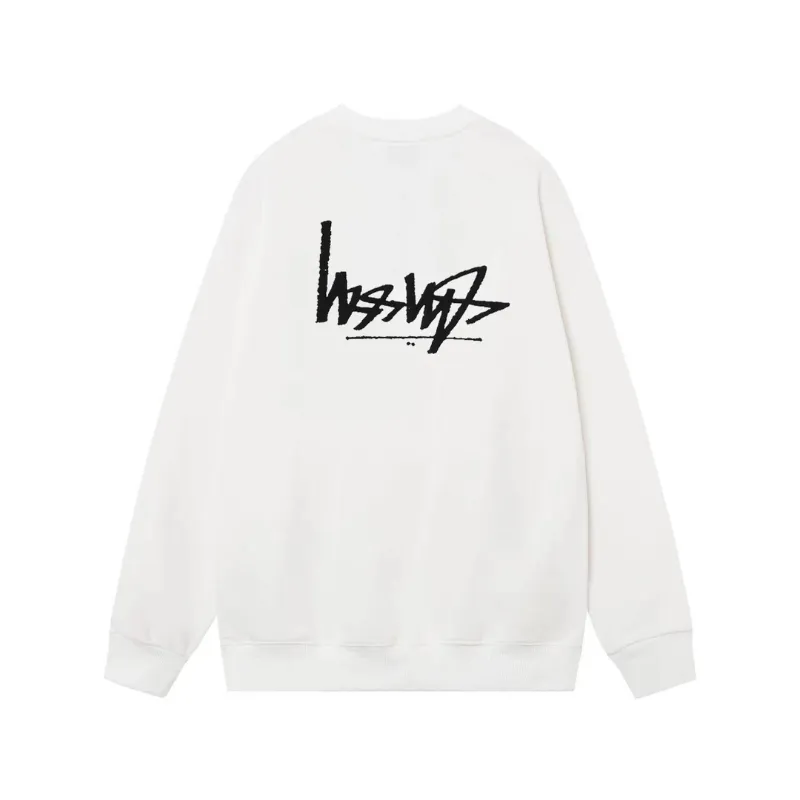 Stussy Smooth Stock Crew ‘White’