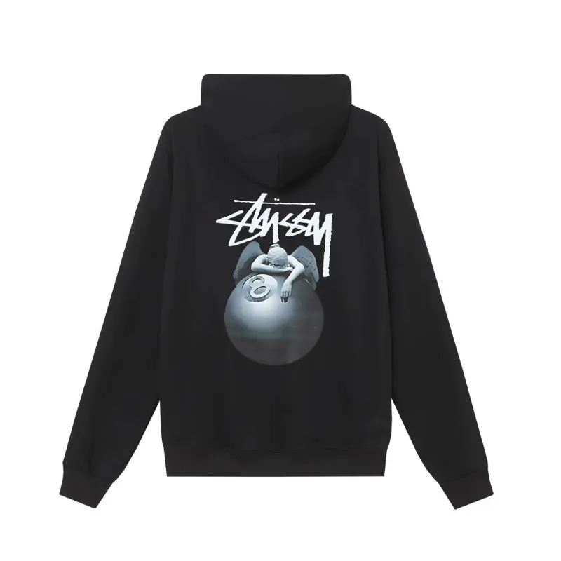 Stussy Hoodie 8Ball Fallen Angel