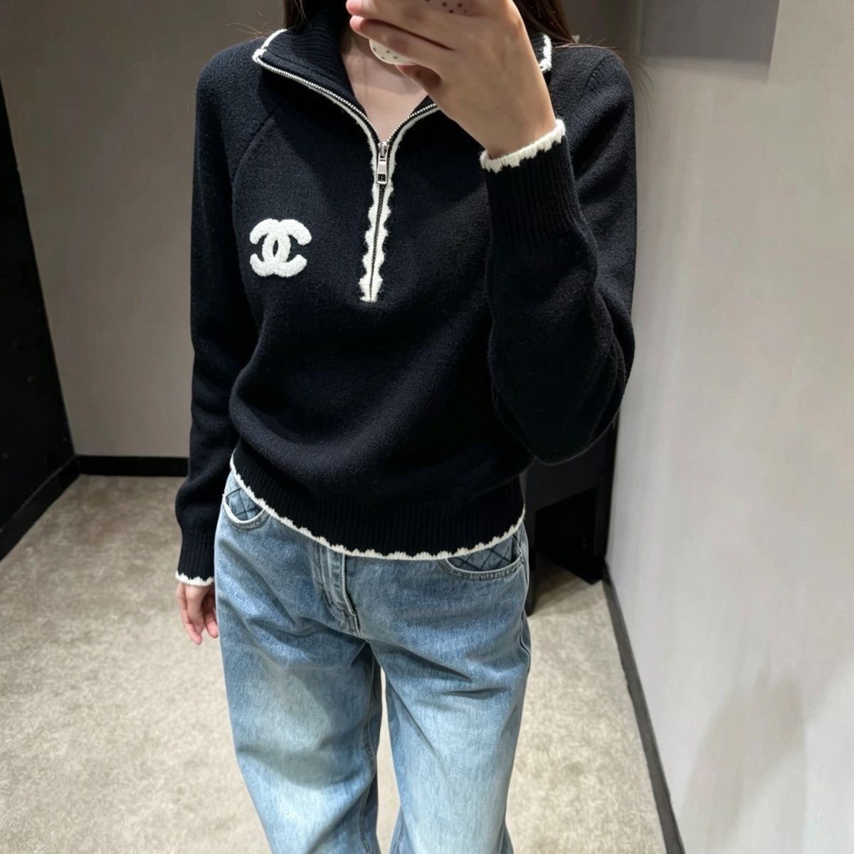 『S-L』新作の高品質でゆったりとした長袖ニットセーター