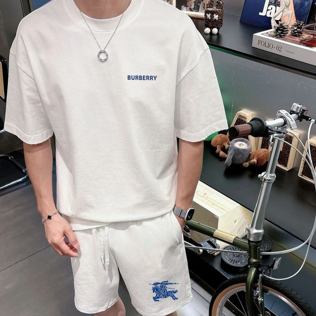 『M-2XL』メンズサマーセット - ファッショナブル＆トレンド - 通勤に最適