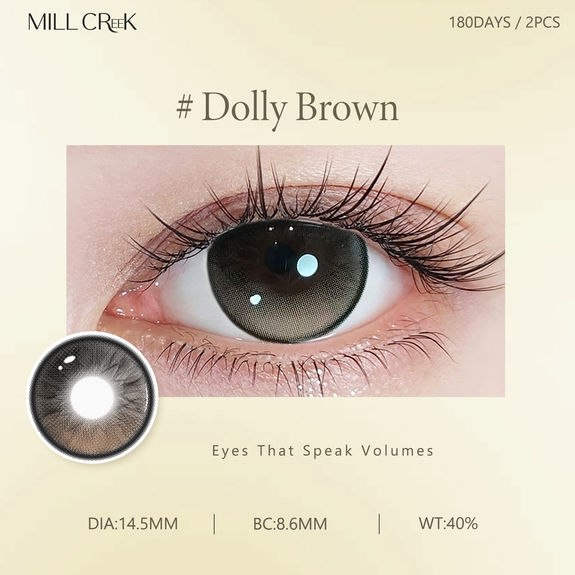 Dolly Brown DIA:14.5 GDIA:14.2