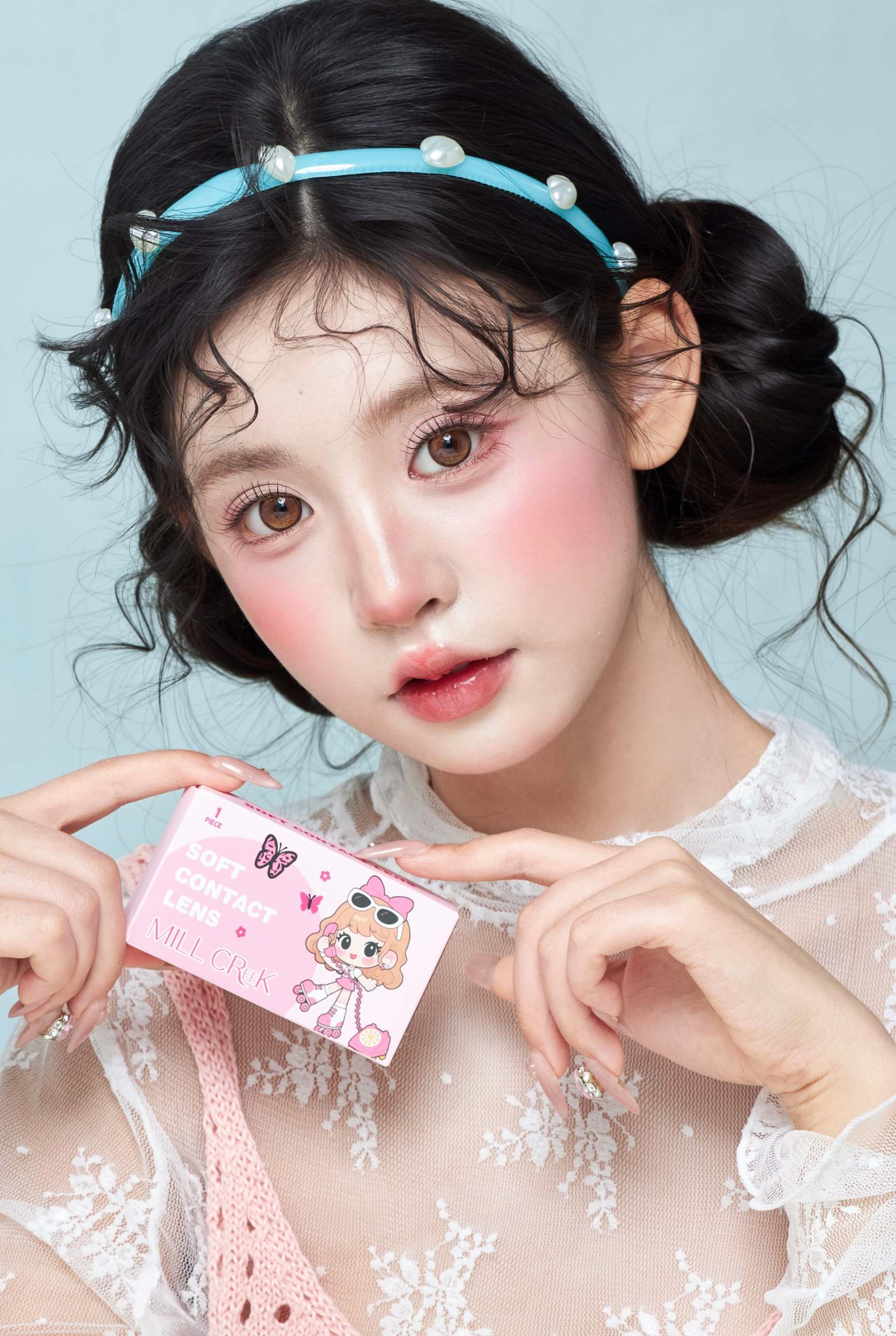 MILL CREEK colored contact lens campaign