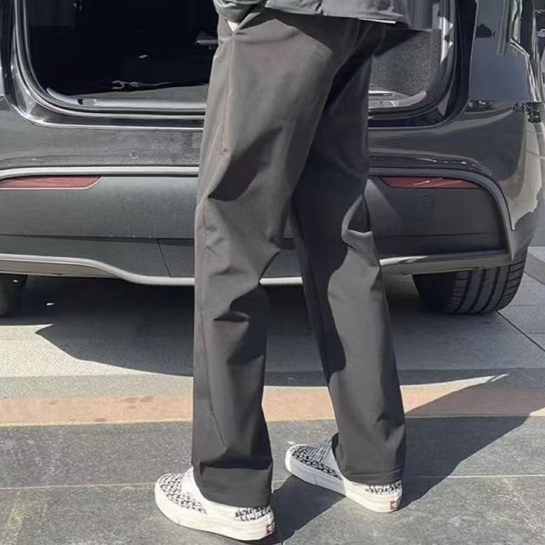 機能風衝鋒褲秋冬加絨美式高街ins戶外防風防水速乾休閒褲潮