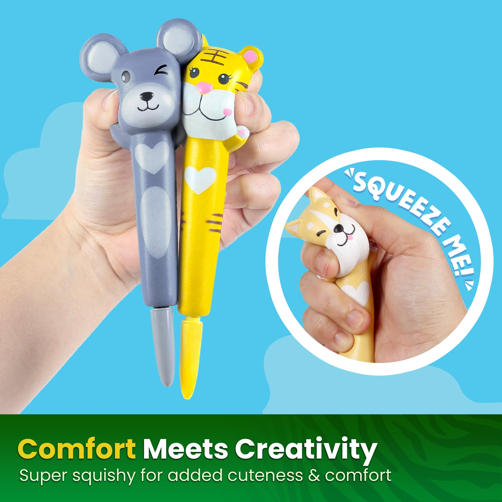 12pk Squishy Pens
