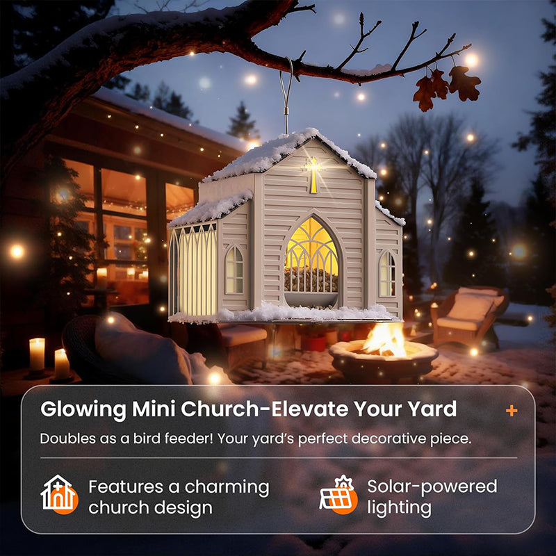 Church design bird feeder