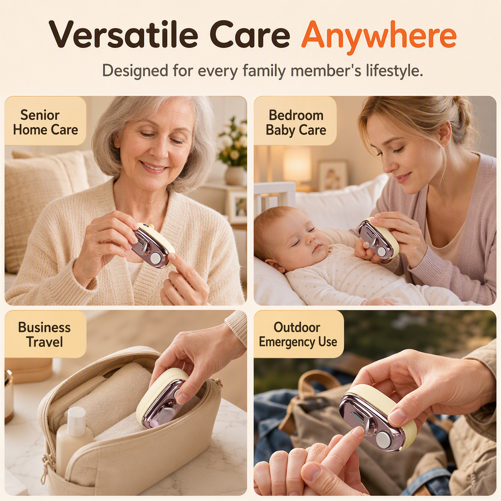 2-in-1 Electric Nail Clipper & Polisher