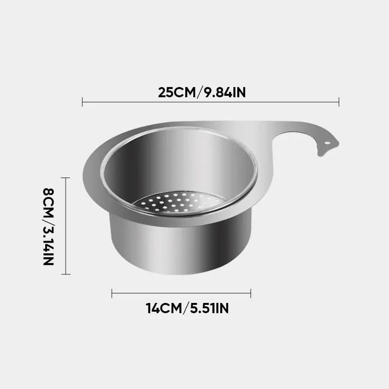Stainless steel sink strainer basket