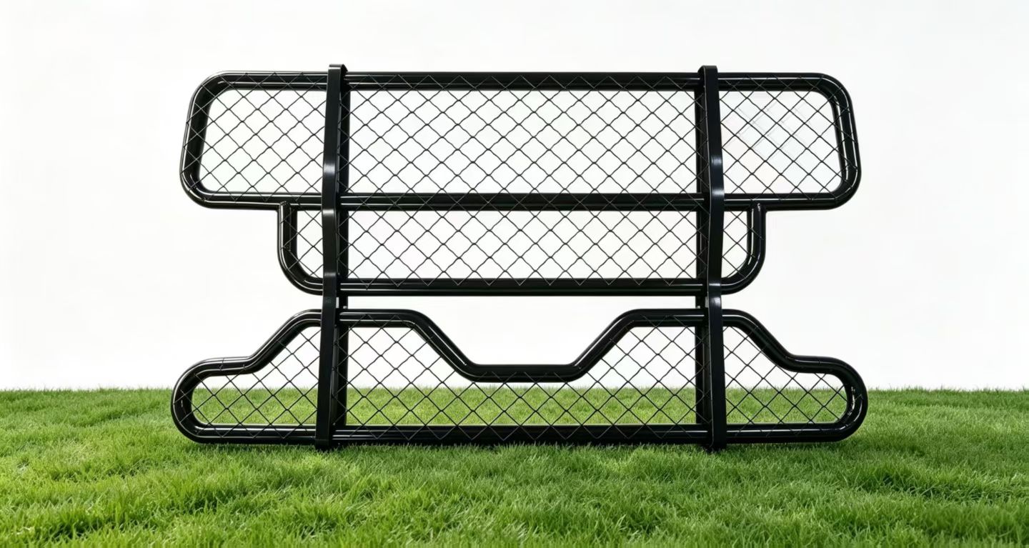 Heavy-Duty Stainless Steel Front Bumper Bull Bar Guard for Scania Truck, Multiple Colors