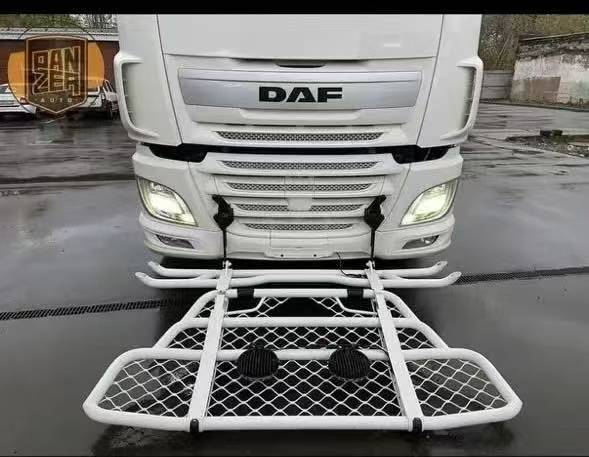 Heavy-Duty Stainless Steel Front Bumper Bull Bar Guard for DAF Truck, Multiple Colors