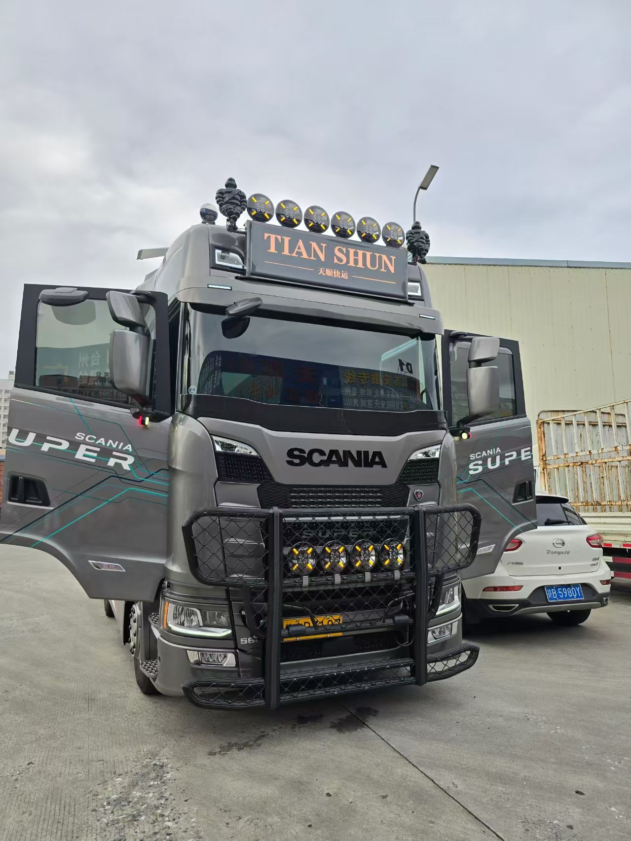Scania Bull Bar-Aluminum Alloy